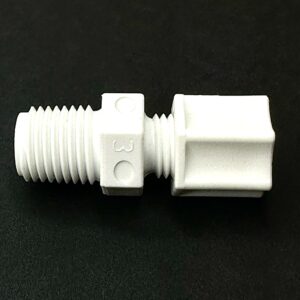 3-650 Male Connector, 1/4" Barb x 1/4 MPT"