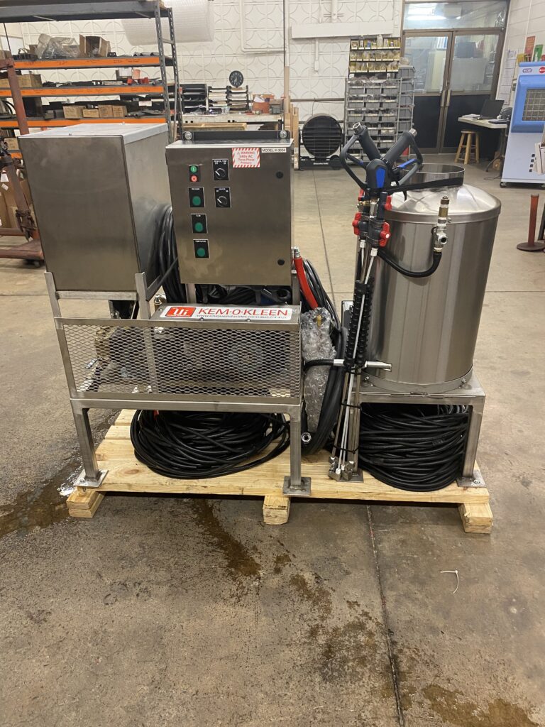 stationary cleaning units