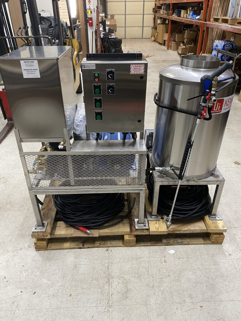 stationary cleaning units